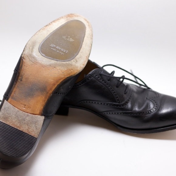 Gravati Handmade Italian Leather Oxfords - Vintage - Picture 7 of 7